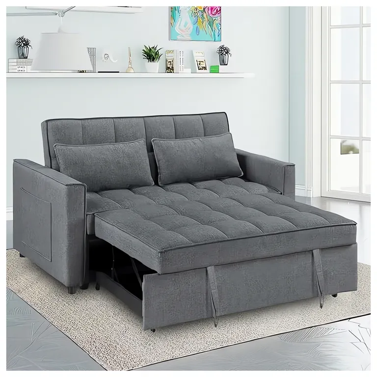 Sofá Cama Gris Oscuro