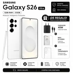 SAMSUNG - SAMSUNG S26 ULTRA 512GB - WHITE + PACK ACCESORIOS