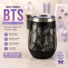 GENERICO - Termo BTS Estilo K-Pop para regalar a Army