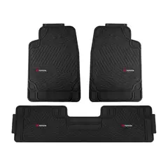 TOYOTA - Piso Toyota Universal 3 Piezas Pvc Auto Camioneta
