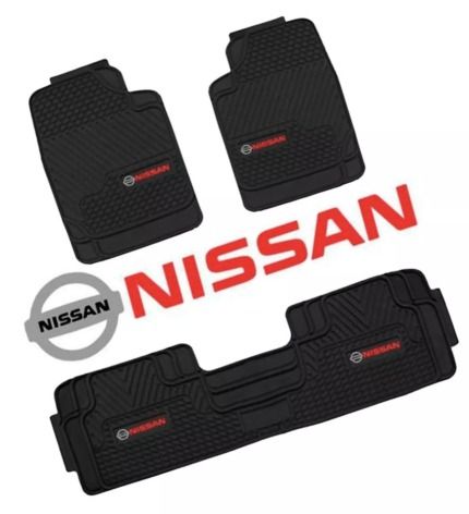 Piso Nissan Universal 3 Piezas Pvc Auto Camioneta