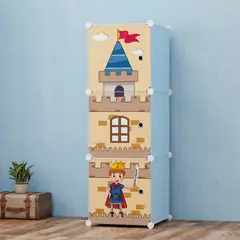 GENERICO - Armario Modular Infantil 3 puertas-Diseños Surtidos