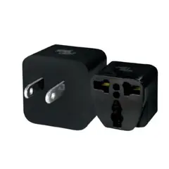 HOME LIGHT - Adaptador Multiple Plano Home Light Color Negro 10A