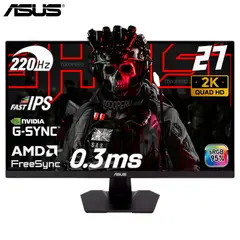 ASUS - Monitor Plano ASUS TUF Gaming VG27AQ5F, 27" QHD IPS (2560x1440)/HDMIx2/DP/Earphone Jack x1