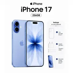 APPLE - IPHONE 17 256GB ESIM  + CARGADOR + CASE PROTECTOR