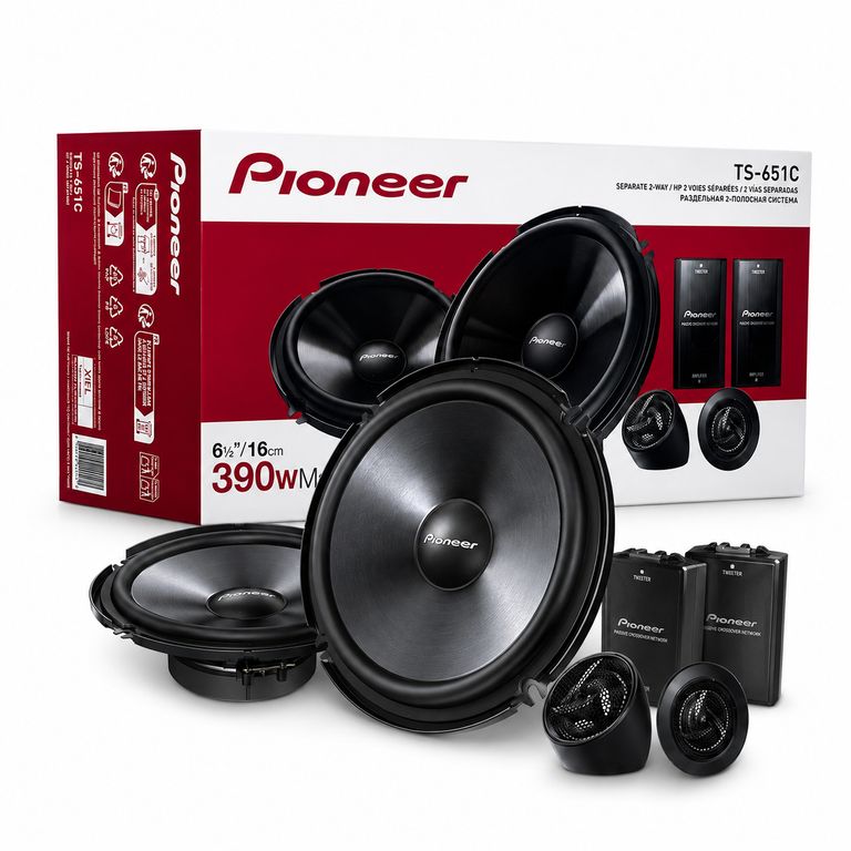 Parlantes Componente Pioneer 2 Vías 390W Premiun