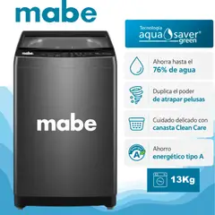Mabe - Lavadora Automática Mabe 13 Kg  Diamond  Gray - LMAP3120WDGBB0