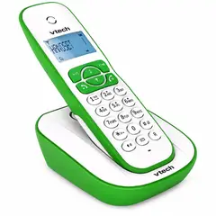 VTECH - VTech Teléfono Inalámbrico Digital VT220V 2.4GHz Altavoz Pantalla Iluminada - VT220V-CE
