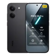 XIAOMI - POCO X8 PRO 5G 12GB RAM 512GB ROM NEGRO - REGISTRADO + MICA HIDROGEL