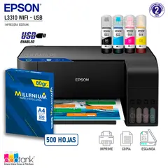 EPSON - IMPRESORA MULTIFUNCIONAL EPSON ECOTANK L3310 USB
