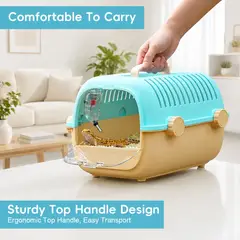 GENERICO - TRANSPORTADOR PARA HAMSTER ROEDORES Y ANIMALES PEQUEÑOS