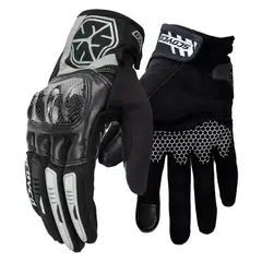 SCOYCO - Guantes de Moto Scoyco MC122 Negro Talla S Táctiles Protección Nudillos