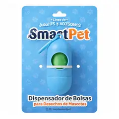 GENERICO - Smart Pet Portabolsas con Rollo para Perros Azul