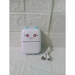 GENERICO - Mini Impresora Portátil Kawaii - celeste