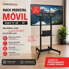 NACIONAL - Rack Pedestal para TV – Monitor 36″ – 75″