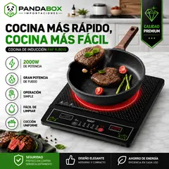 RAFF - Cocina De Inducción RAF 2000W Premium Con Panel Táctil y Vidrio Cerámico*