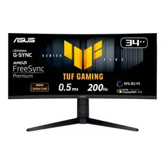 ASUS - Monitor ASUS TUF 34" WQHD Curvo VA 200Hz FreeSync Premium