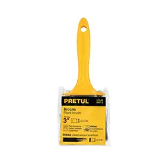 PRETUL - Brocha uso general de 3 con mango de plástico, PRETUL 21528