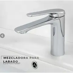 GENERICO - MEZCLADORA MONOCOMANDO PARA LAVATORIO MEDIANO CROMADO KARINA
