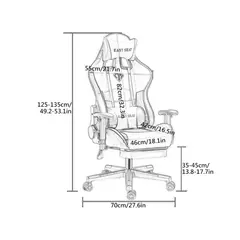 GENERICO - SILLA ERGONÓMICA PARA JUEGOS