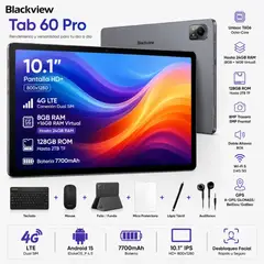 BLACKVIEW - Tablet Blackview Tab 60 Pro 4G LTE 10.1" ( 8+16GB)24+128GB GRIS más accesorios