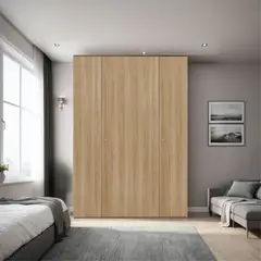 TUHOME - Combo Ropero 4 Puertas Dreams Fresno 170,0x120,0x40,2 Cm