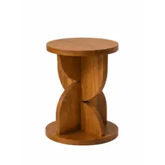 GENERICO - MESA AURA COLOR  MARRON MADERA