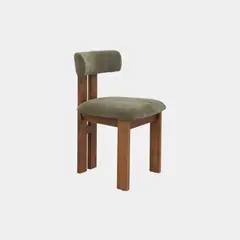 NIHM - SILLA COMEDOR DE MADERA NOMA SIN REPOSABRAZOS GREEN