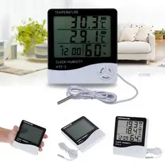 OEM - Medidor De Temperatura Y Humedad Digital Para Habitaciones Peceras Y Auto