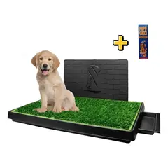 GENERICO - Baños Para Perros XL Ecológico Grande Pet Potty Con Bandeja y Pared + Educador 60ml