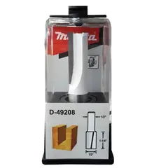 MAKITA - Fresa Recta para Router  1/2" x 1-1/4" Encastre 1/2" (2 Filos) Makita D-49208