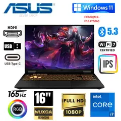 ASUS - Laptop ASUS TUF Gaming F16 16" WUXGA IPS 165Hz RTX 5060 8GB 32GB RAM 1TB SSD