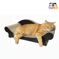 TUPET SHOP - Rascador Cama para Gatos Diseño Curvo Vintage Premium