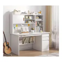 GENERICO - Escritorio Moderno 8 divisiones Cajones Blanco 100cm ZZ86 VV
