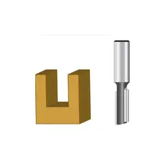 MAKITA - Fresa Recta Para Ranurar Router 1/4 X 3/8 Pulgada Makita D-49074