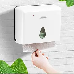 111 - Dispensador de Papel Toalla montado en la pared,  Dispensador toallas sin contacto