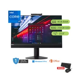 LENOVO - All in One LENOVO ThinkCentre M920Z i7 9ª 8GB RAM 256GB SSD 23.8 pulgadas Reacondicionado