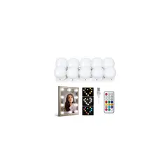 ITELSISTEM - Luces Para Espejo Maquillaje 10  bombillas Usb Iluminacion para tocador baño led