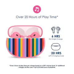GENERICO - AUDIFONOS INALÁMBRICOS  BLUETOOTH ROSADO