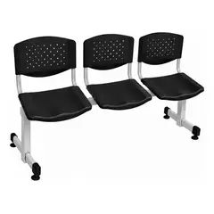 GENERICO - SILLA DE ESPERA DE 3 CUERPOS TANDEM