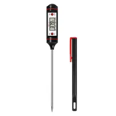 GENERICO - Termómetro Digital Acero Inox Cocina 300°C Carnes, Leche, Agua Horno WT-1
