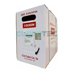 DIXON - Cable UTP Dixon 3056 Cat5e CCA 24AWG Exterior UV 305m