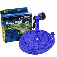 GENERICO - Manguera Retractil hasta 30m Expandible + 7 Modos de Chorros