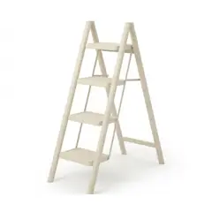 GENERICO - Escalera 4 Pasos Blanco