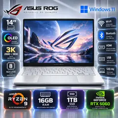 ASUS - ASUS ROG ZEPHYRUS G14 GA403UM-G14.R9HX4 RYZEN 9 16GB RAM 1TB SSD NVIDIA GEFORCE RTX 5060 14"OLED