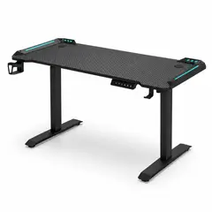 GENERICO - Escritorio Gamer Eléctrico con Altura Ajustable e Iluminación Integrada BSY100