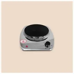 FINEZZA - FZ-202D3CH Cocina eléctrica 1 hornilla 1500W, termostato ajustable y 5 niveles