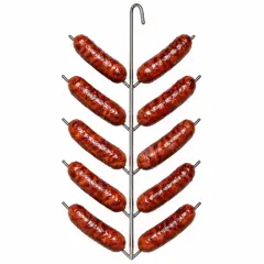 THE GRILL SHOP - Choricera Inox para Cilindro Parrillero  | Gancho para Chorizos