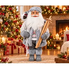 GENERICO - Papá Noel Gris 60 cm