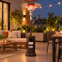 Alfano - Estufa a Gas Terraza ALFANO  13000W a Gas GLP   HMXD COLOR  Color Cobrizo